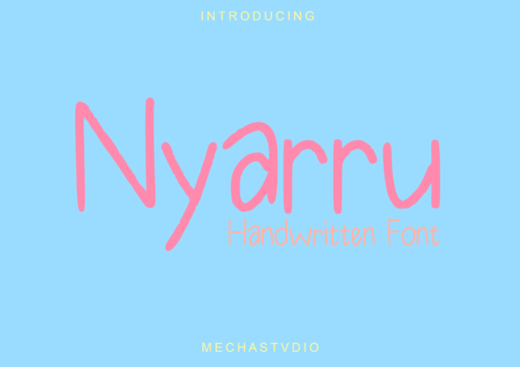 Adding Personality with Nyarru: A Handwritten Sans Serif Font for Editorial Design