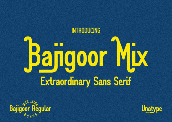 Bajigoor Mix Duo: A Modern Sans Serif Font for Web Design