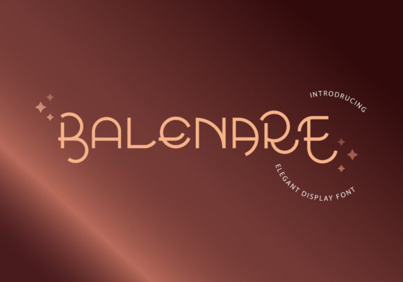 Balenare: A Modern Sans Serif Font for Elegant Editorial Design