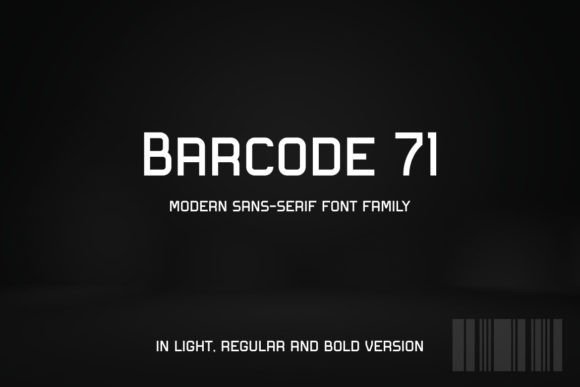 Barcode 71: A Modern Sans Serif Font for Clean, Impactful Campaign Design