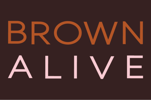 Brown Alive: A Modern Sans Serif Font for Crafters and Makers