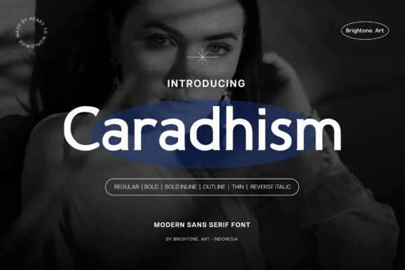 Caradhism: A Modern Sans Serif Font for Elegant Editorial Design