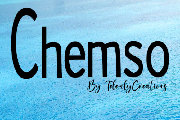 Chemso: A Clean Sans Serif Font for Handmade Labels, Invitations, and Packaging