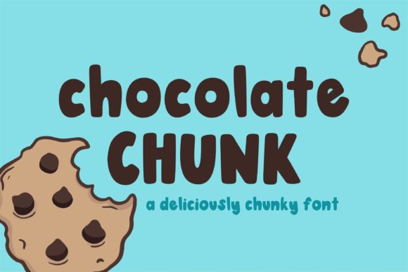 Chocolate Chunk: A Chunky Sans Serif Font for Playful Craft Designs