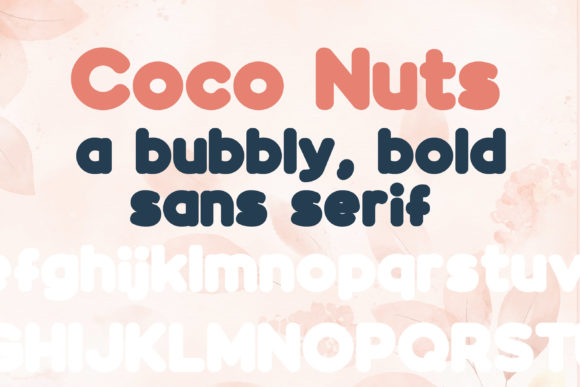 Coco Nuts: A Bold Sans Serif Font for Business Branding
