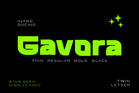 Gavora: A Modern Sans Serif Font for Elegant Design Projects