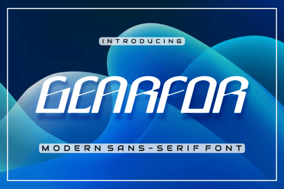 Gearfor: A Versatile Sans Serif Font for Creative Projects
