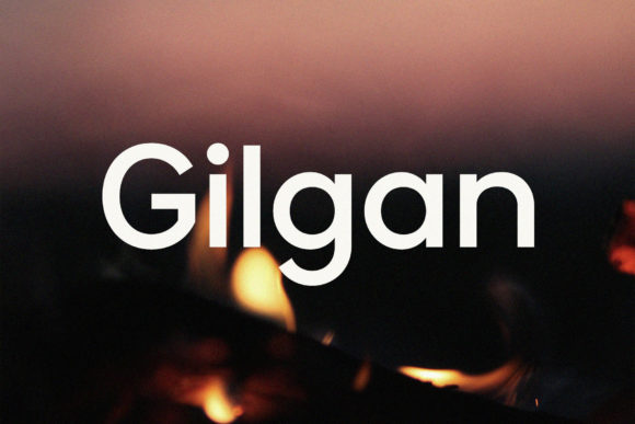 Gilgan: A Clean Sans Serif Font for Modern Editorial Design