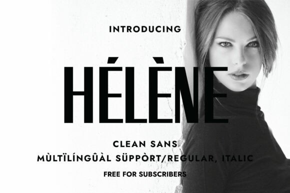 Hélène: A Modern Sans Serif Font for Clean, Impactful Campaign Design