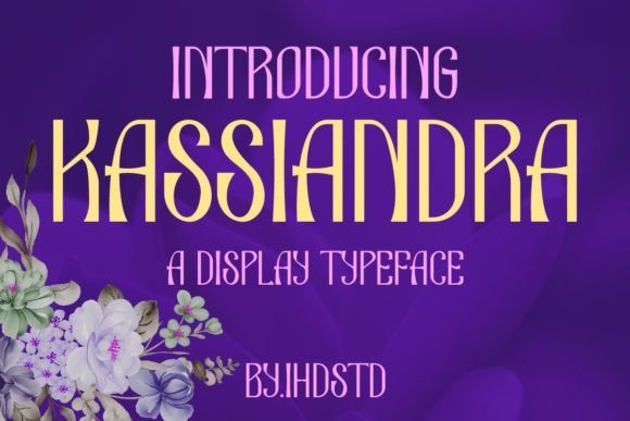 Kassiandra: A Sophisticated Sans Serif Font for Elegant Branding