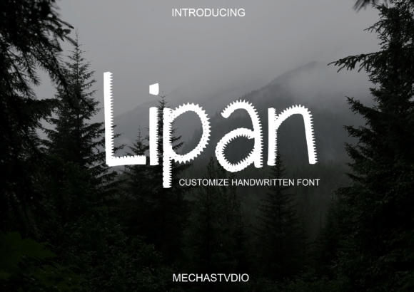 Lipan: A Simple Sans Serif Font for Modern Brand Design