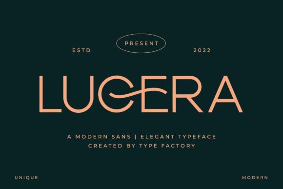 Lucera: A Modern Sans Serif Font for Campaign-Ready Designs