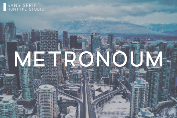 Metronoum: A Clean, Versatile Sans Serif Font for Design Pros