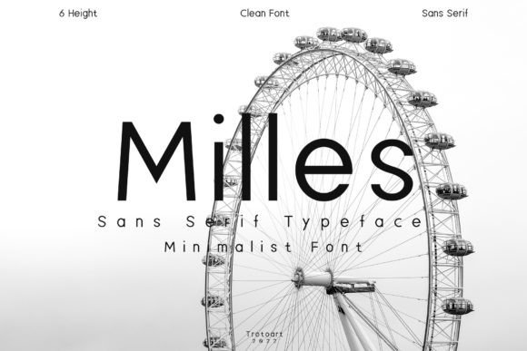 Milles: A Clean Sans Serif Font for Modern Branding Projects