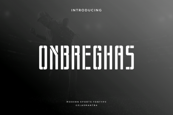 Onbreghas: A Unique Sans Serif Font for Creative Branding and Design