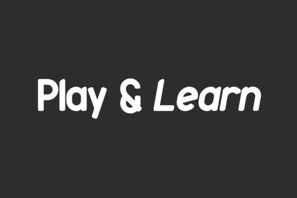 Play Learn: A Versatile Sans Serif Font for Creative Projects