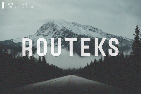 Routeks: A Clean Sans Serif Font for Handmade Labels, Invitations, and More