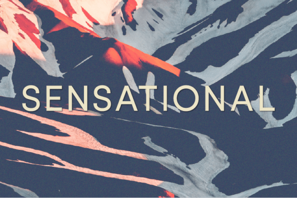 Sensational: A Bold Sans Serif Font for Modern Marketing Visuals