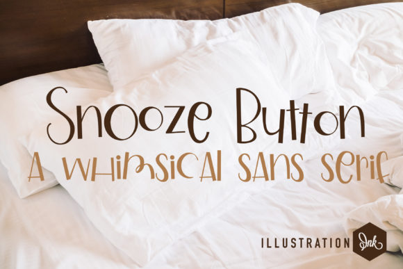 Snooze Button: A Chic Sans Serif Font for Modern Design Projects