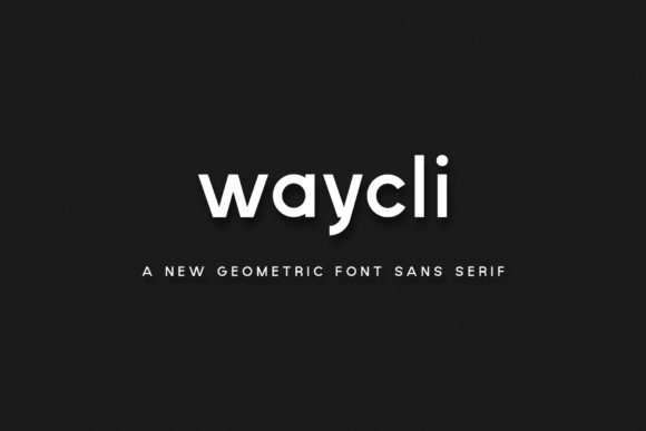 Waycli: A Modern Sans Serif Font for Creative Projects