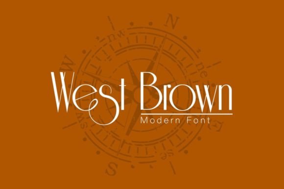West Brown: Elegant Sans Serif for Stylish Design Projects
